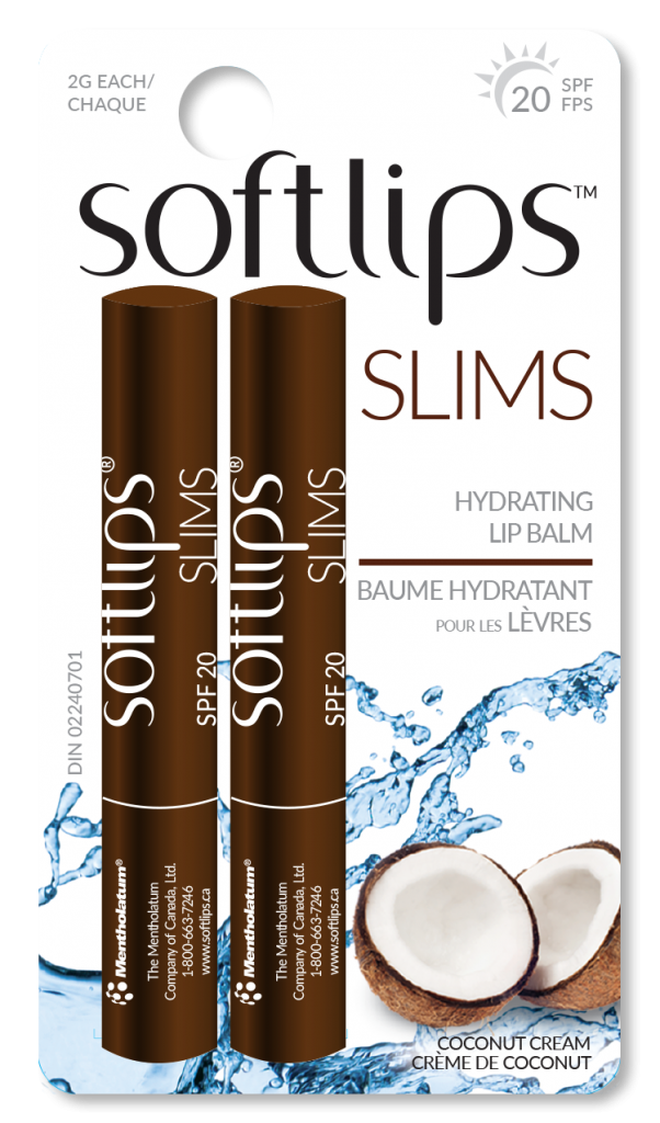 Softlips SLIM Coconut Double Pack
